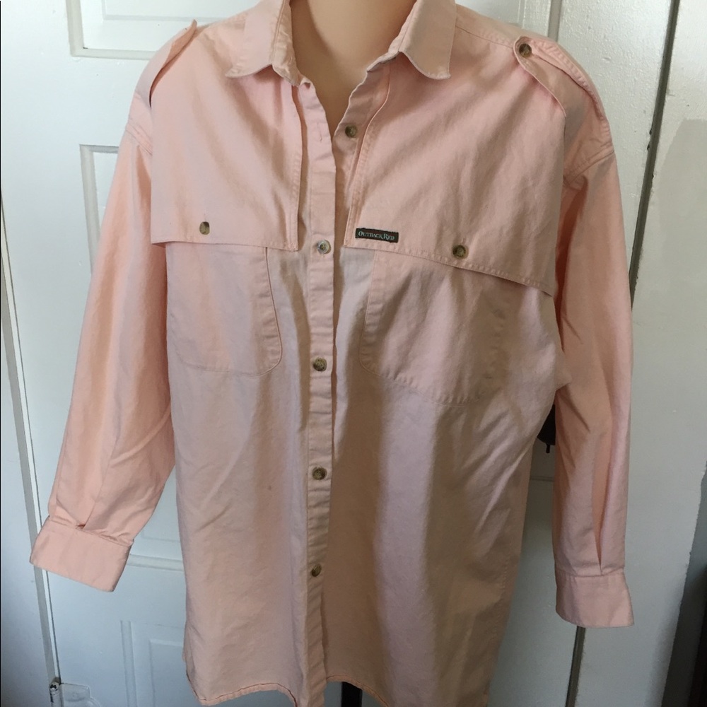 Outback Red button down top